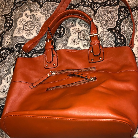 Aldo Orange/brown Shoulder purse - Picture 1 of 4